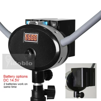 Składana lampa led Double-Arm Fill Light 50W/80W 3000-6000K Photography Studio LED Ring lamp wideo makijażu YouTube