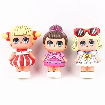 Squishy Toys PU Full Color Printing Slow zespół odbicia Simulation Cartoon Girl Doll Funny Prank Stress Squishy Children ' s Squeeze Toys