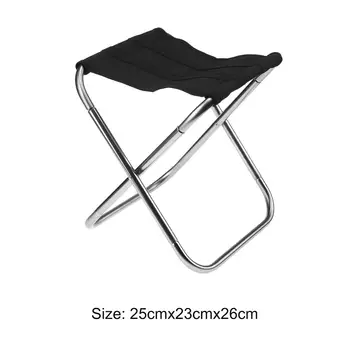 Stop aluminium składane krzesło wędkarskie lekki odkryty przenośny składany kemping siedzenia marsz krzesło z torbą do przechowywania