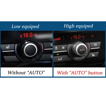 Stylizacja samochodu pokrętła klimatyzacji audio koło wykończenie akcesoria do BMW 1 2 3 4 5 7 serii X1 X3 X4 X5 X6 F30 F10 F15 F16 F20
