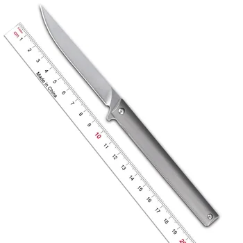 TIGEND PEN składany nóż M390 stal TC4 Tytanowa gałka odkryty camping polowanie kieszonkowe kuchenne owocowe noże dodatkowe narzędzia EDC