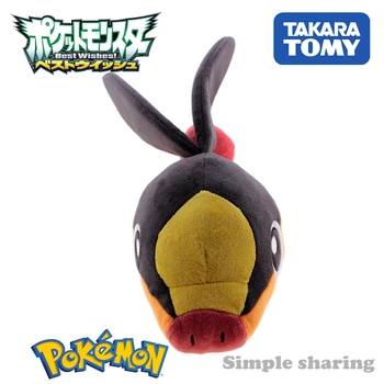 Takara Tomy Tomica Pokemon Tepig Figures Wild Boar Puppets Hot Pop Baby Plush Toys Funny Magic Kids Doll
