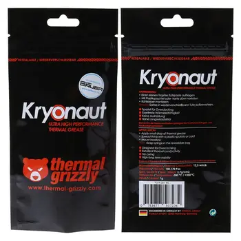 Thermal Grizzly Kryonaut 1g dla procesora AMD Intel procesor chłodnica wentylator masa chłodzenie gelid chłodzenie gelid