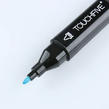 TouchFive Marker 30/40/60/80/168 Colors pen, Brush pen alkoholowe oleiste tusz Art Marker For Manga Dual Czele Sketch Markers
