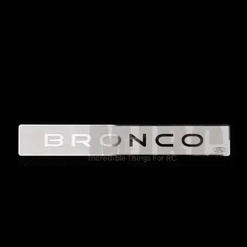 Tylna wykończenie logo ze stali nierdzewnej do 1/10 Rc gąsienicowego pojazdu Traxxas Bronco Ranger XLT RTR #82046-4