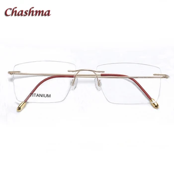 Tytanowe okulary bez oprawek mężczyźni Очелари okulary minus krótkowzroczne punkty oprawa przezroczyste modne okulary Kobiety dla postępowych szerokich 140