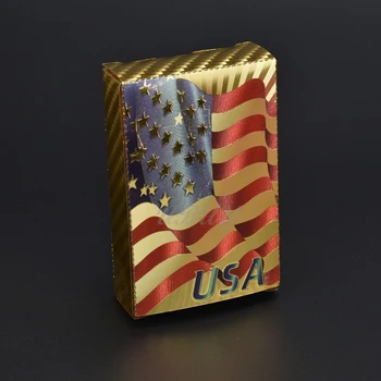UB amerykańska statua Wolności z tworzywa sztucznego złota i srebrna kart