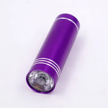 UV Led Flashlight Torch Light 395nm Ultra Violet Light Blacklight UV Lamp AAA Battery For Marker Checker Cash Detection