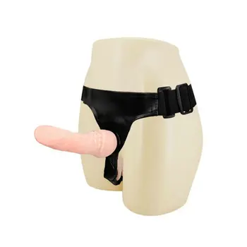 Ultra elastyczny łańcuch zębaty podwójny wibrator realistyczny strap-on spodnie mini wibrator sex zabawki dla par lesbijskich kobieta sex shop