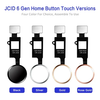 Uniwersalny przycisk home z elastycznej montażem dla iPhone 7/7P/8/8P/SE2 pełna wymiana złożenia No Touch ID Touch Edition