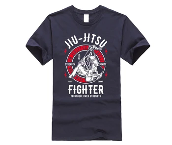 W jiu-jitsu ufamy, sztuki Walki, ,wojownik dorosłych i dzieci t-shirt bawełna t-shirt, bluzki Hurt t-shirt