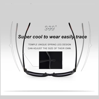 WHO CUTIE TR90 okulary polaryzacyjne mężczyźni Sport 2020 marka projekt moda kwadrat UV400 lustrzane soczewki okulary jazdy męski S177