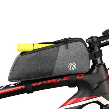 Wodoodporny rower top rurka torba Góra Mtb przednia torba 6.0 cali telefon komórkowy etui rowerowa rama trójkąt torba jazda na Rowerze akcesoria