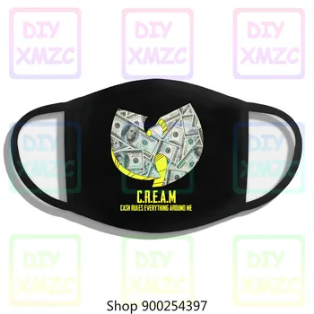 Wu Tang Clan Cream Dollar Bill Czarna maska