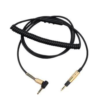 Wymiana kabla audio dla-Sennheiser Momentum 2.0 /-HD4.40 /4.50 /4.30 i /-HD4.30G sprężynowy kabel do słuchawek