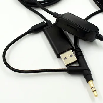 Wymiana kabla słuchawek do AKG Y50BT Y40 Y50 K545 wysokiej jakości Аудиокабельная linia do AKG Y50BT Y40 z mikrofonem