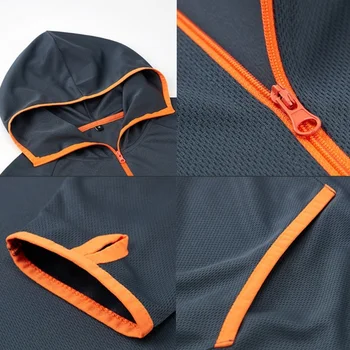 Wędkarstwo odzież Męska Tech hydrofobowy odzież lista marek casual outdoor kemping z kapturem kurtka Ice silk Wodoodporny