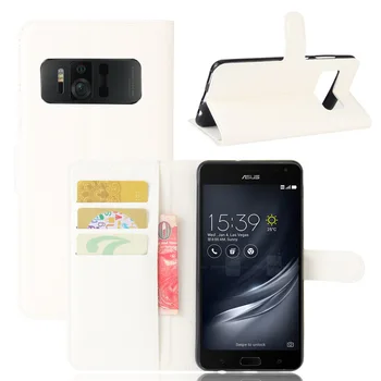 YINGHUI dla Asus ZenFone AR ZS571KL flip Case skórzane etui do telefonu portfel skórzany pokrowiec podstawka Filp Cases 5,7 cala