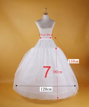 YUNUO 2021 Wedding Bridal Petticoat Hoop Crinoline Prom Underskirt Fancy Skirt Slip
