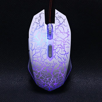 ZUOYA USB optyczna przewodowa mysz myszy do komputera PC notebook Pro Gamer Mouse Dota 2/ LOL czarny/ biały