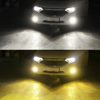 Światła przeciwmgielne led w komplecie do Fiat Sedici Panda 500 Punto Evo samochodowy zderzak przedni reflektor przeciwmgłowy DRL stawek zawieszenia światło 30 W 3000LM 12V