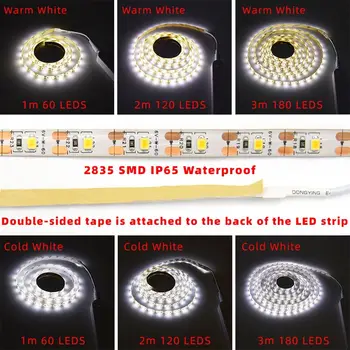 Światło uszczelki Led USB 2835 SMD DC 5V elastyczny światło uszczelki Led Podczerwony czujnik odporny na wodę, światło uszczelki Led do schodów szafy