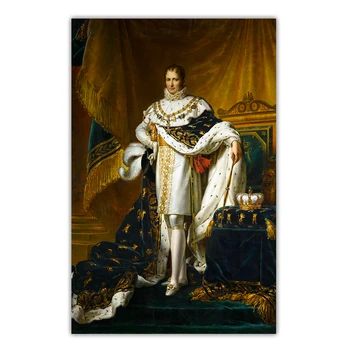 Цитон Francois Gerard《Józef Bonaparte, brata Napoleona, jak król Hiszpanii》płótnie obraz olejny ściany decor tło dekoracji