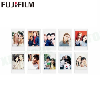 10-100 arkuszy Fujifilm Instax Mini Film White edge 20 40 60 80 100 200 arkuszy dla FUJI Instant instax mini 11 8 9 camera Photo