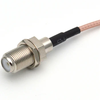 10 szt. F żeńskie złącze TS9 męski prostokątny wtyk warkocz kabel RG316 przedłużacz 15 cm