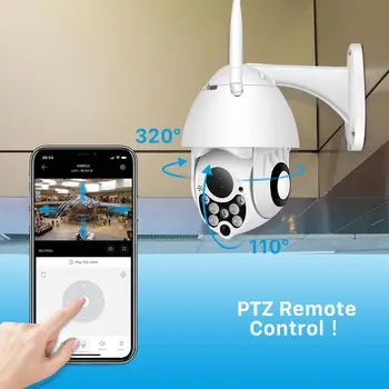 1080P PTZ, zoom cyfrowy 4X kamera IP zewnętrzna szybkość kopuła bezprzewodowa kamera bezpieczeństwa P2P chmura CCTV strona bezpieczeństwo Wifi kamera BESDER