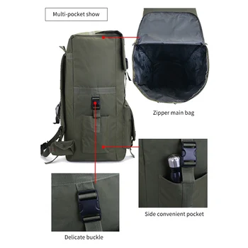 110L duży męski obozowych plecak kemping plecak wojskowy torba odkryty turystyka trekking wspinaczka Mochila Blaso Sport