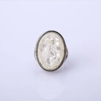 12 sztuk owalne kamienne pierścienie dla kobiet Boho Bohemian Statement obrączki ślubne obrączki moda męska biżuteria