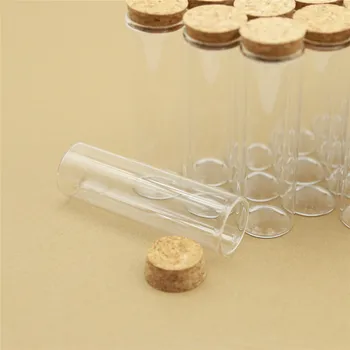 12Pieces 37*120mm 100ml korki szklane butelki pusta probówka Jar pojemnik Diy szklane butelki do przechowywania przypraw i banki pojemniki