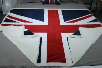130 cm*150 cm Kanada USA USA wielka Brytania Anglia flagi brytyjskiej polar miś futerko TV sofa prezent rzucić koc koce pledy
