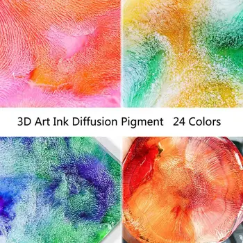 14Color 10ML alkoholu tusz диффузионная żywica retinopatia zestaw płynny barwnik Dye Art DIY