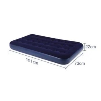 191x73cm gruba ворсовая powietrzna łóżko przenośne kemping składany materac łóżko Nadmuchiwane łóżko