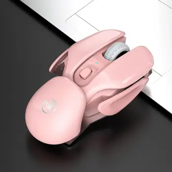 2.4 G akumulator mysz bezprzewodowa przenośna optyczna niemy mysz z USB odbiornik 3 regulowane DPI dla przenośnego komputera PC
