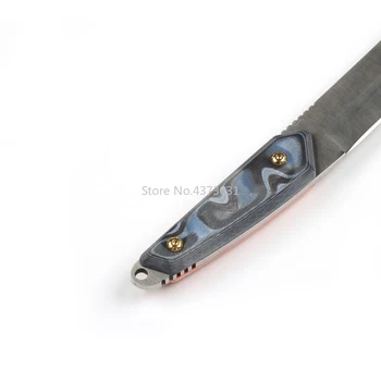 2 szt. z włókna Szklanego szablon nóż DIY robi materiał uchwytu czarny/tan/OD zielony pomarańczowy G10 ogromny moro nóż 150x45x8.5 mm