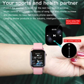2020 Full Touch Smart Watch Ip68 Wodoodporny Sport Smartwatch Kobiety Mężczyźni Krokomierz Fitness Tracker Zegar Krwi Tlenu Rytmu Serca