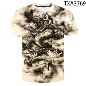 2020 New Summer Dragon 3D T shirt Boy Girl Kids Fashion casual meble odzież mężczyźni kobiety dzieci drukowane t-shirt Cool Tee Tops