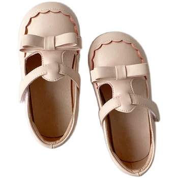 2021 Wiosenna moda kwadratowy nosek brązowy szkolne, obuwie dla dzieci księżniczka dziewczyna szkolna buty bal sukienka buty dziewczyny D10202