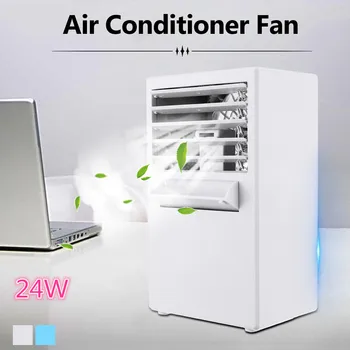 24 W 24 w przenośny wentylator klimatyzacji niski poziom hałasu 3 prędkości wiatru chłodnica Digitals system chłodzenia synchronizacji nawilżacz powietrza dla biura