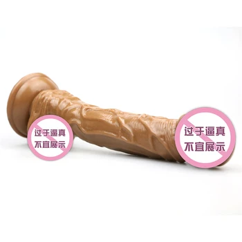 25*4 cm realistyczny duży dildo ogromny penis z przyssawką relaksacyjny, sex klasyczny strapon damska masturbacja relaksacyjny, sex klasyczny strapon, wibratory sex zabawki dla kobiet wtyczka analna