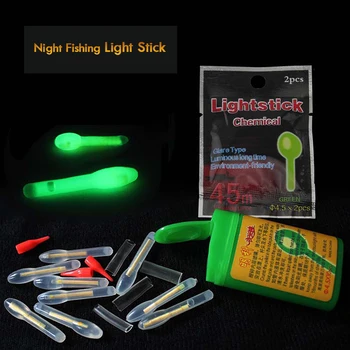 2Bottles/lot Hight Brightness Night Fishing Light Stick Glowing Stick Dia. 3.0-4.5 mm wędkarski spławik drifting ogon akcesoria