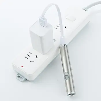 3 in1 500LM Mini USB latarka aluminiowa USB akumulator LED Laser edukacyjna i UV-Latarka uchwyt i latarka wielofunkcyjna lampa