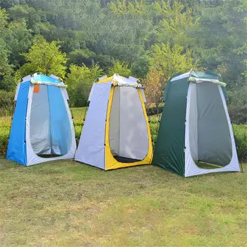 3 kolory basen przenośny prywatność prysznic toaleta namiot camping podręczny namiot zmiana namioty UV funkcja toaletowy namiot 1 - 2 osoby