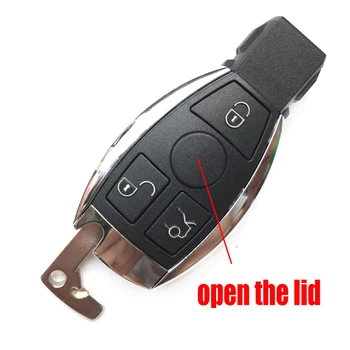 3 przyciski Smart key shell dla Mercedes Benz W203 W204 w212 W205 W211 w210 A B C E S Class wymiana zdalnego klucza Fob etui pokrywa