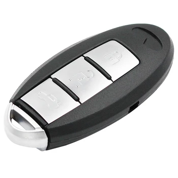 3 przycisku Keyless Entry Car Key Blank Key Fob Case Remote Key Shell Cover dla INFINITI nieobrzezanego ostrzem