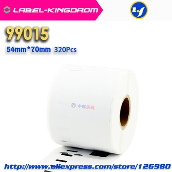 30 rolek Dymo 99015 zgodna etykieta 54 mm*70 mm 320шт/rolka Biały kompatybilny dla LabelWriter 450Turbo drukarka Seiko SLP 440 450