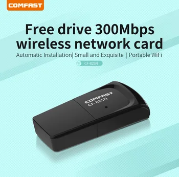 300 Mb / s 2dBi Mini Wi-Fi adapter PC Wi-Fi antena WiFi Dongle 802.11 b/g/n Wifi USB adaptador CF-825N wifi, odbiornik/nadajnik